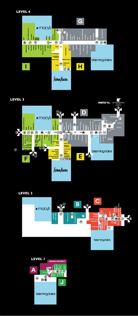 Lenox Mall Atlanta Map - Tourist Map Of English