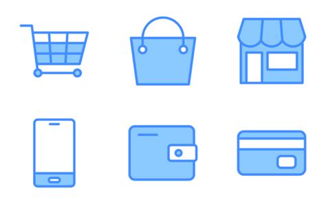 ECommerce Icon Pack | Color lineal-color | 50 .SVG Icons