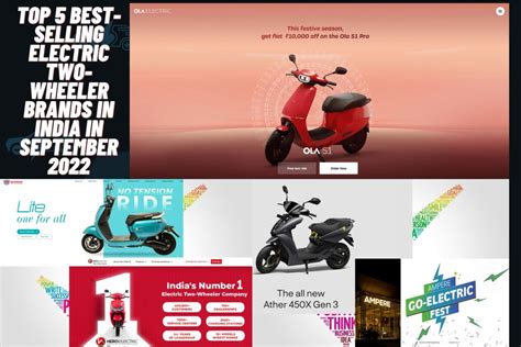 Top 5 Best-Selling Electric Two-Wheeler Brands In India In September 2022 - Electric Vehicle ...