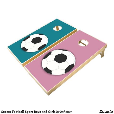 Soccer Football Sport Boys and Girls Cornhole Set | Cornhole set, Sports boys, Cornhole