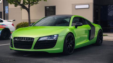 Green Audi R8 by David Coyne Via Flickr: ... - David Coyne Photography