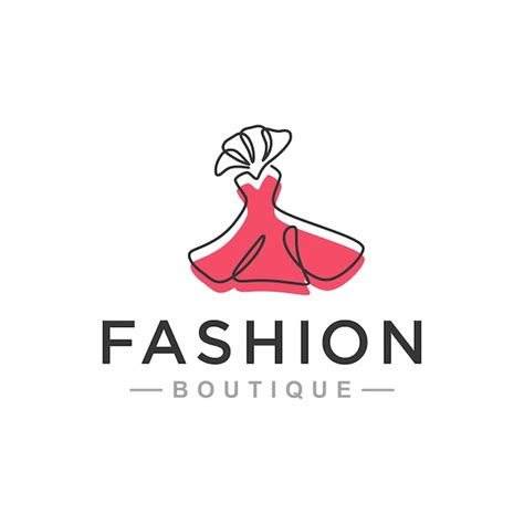 Premium Vector | Boutique shop fashion logo a