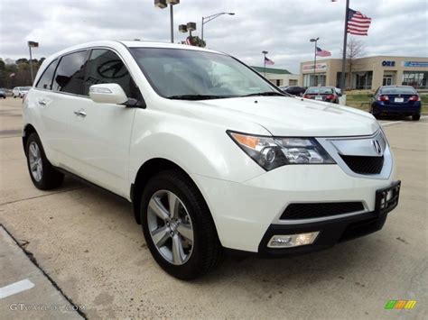 Aspen White Pearl 2011 Acura MDX Technology Exterior Photo #46657277 ...