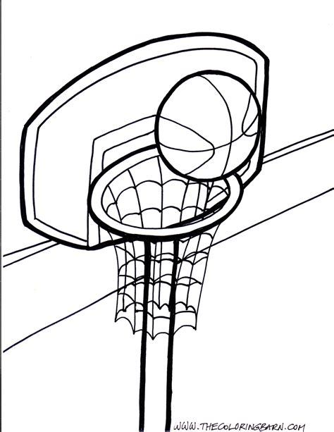 Basketball Rim Drawing at GetDrawings | Free download