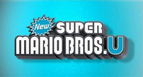 New Super Mario Bros. U images NSMBU Logo wallpaper and background ...