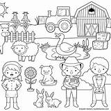 Preschool Farm Coloring Pages sketch template