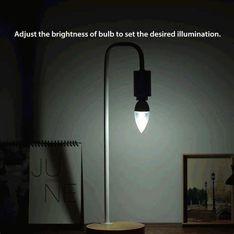 arilux® hl-ls04 e12 4.5w pure white/warm white dimmable led chandelier candle light bulb ac 120v ...