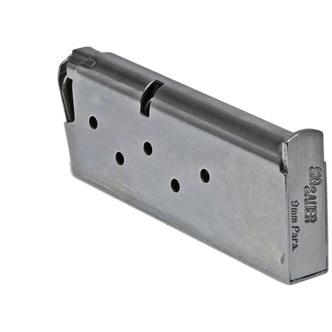 Sig Sauer P938 9mm Magazine, 6 round - 664646, Handgun & Pistol Mags at ...