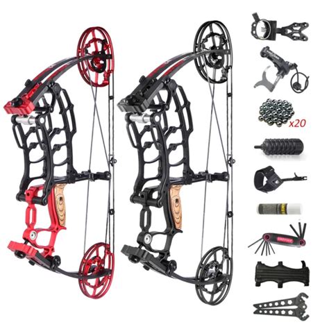 COMPOUND BOW DUAL-USE Steel Ball Short Axis 40-65lbs Archery Fishing ...