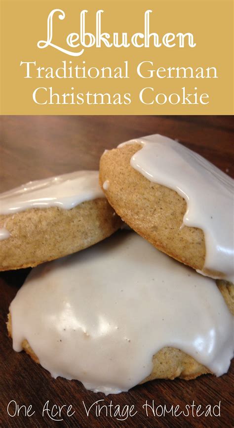 Lebkuchen is a soft gingerbread cookie frosted with sweet & tangy lemon ...