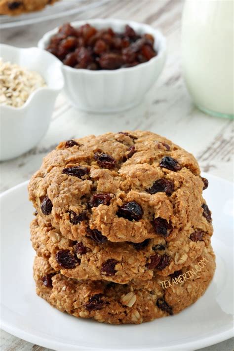 Gluten-free Oatmeal Cookies (dairy-free) - Texanerin Baking