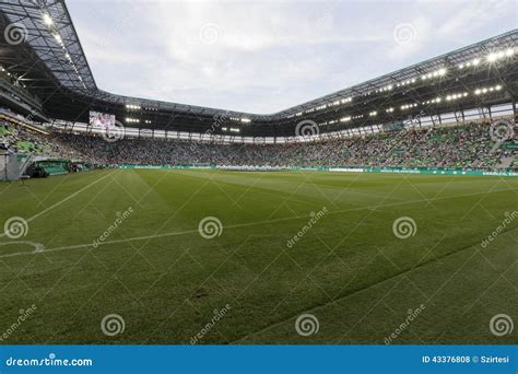 Ferencvaros Vs. Chelsea Stadium Opening Football Match Editorial Stock ...