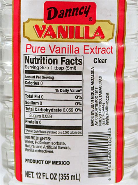 Clear mexican pure vanilla pack of 2