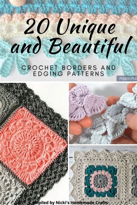 20 Jaw-dropping Free Crochet Blanket Borders - Nicki's Homemade Crafts