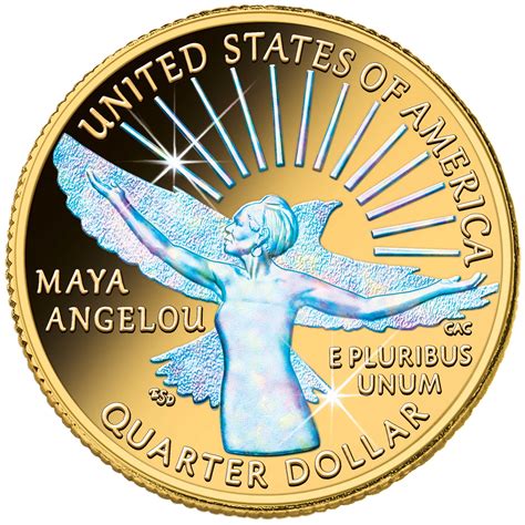 The Holographic Gold-Plated Celebrating America Quarters Collection