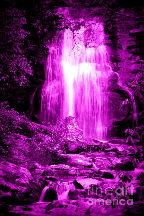 Purple Waterfall by Cynthia Mask