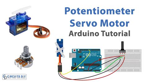 Potentiometer Triggers Servo Motor - Arduino Tutorial