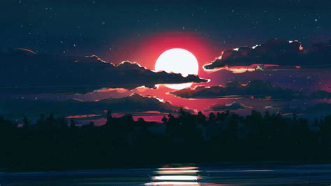 Lunar Night 4k Wallpaper,HD Artist Wallpapers,4k Wallpapers,Images ...