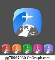 860 Royalty Free Airline Wings Badge Clip Art - GoGraph
