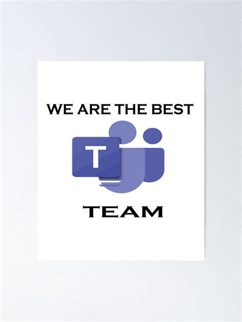 "Microsoft Teams, BEST TO BUY - Microsoft Teams Essential T-Shirt" Poster by Mouadstore1 | Redbubble