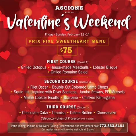 Hyde Park Restaurants Offer Special Valentine’s Day Menus – 53rd Street