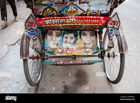 Rickshaw art in Old Town Dhaka, Bangladesh Stock Photo - Alamy