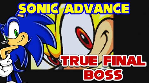 Sonic Advance True Final Boss - YouTube