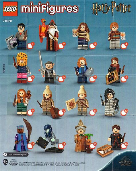 71028 LEGO Harry Potter Collectible Minifigures Series 2 : premier ...