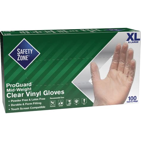 Safety Zone 3 mil General-purpose Vinyl Gloves - Walmart.com