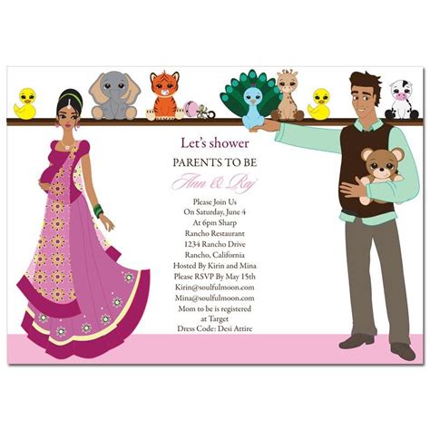 Unique Indian Baby Shower Invitations- Baby Shelf by Soulful Moon ...