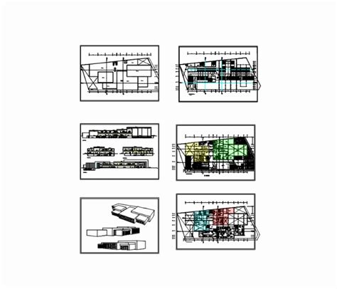 Centro produccion audiovisual en AutoCAD | CAD (1009.6 KB) | Bibliocad