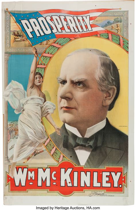 William McKinley: Huge 1900 Campaign Poster with Stunning Color | Lot #43492 | Heritage Auctions