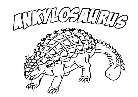 Ankylosaurus & Coloring Book | Dinosaur coloring pages, Dinosaur coloring, Coloring pages