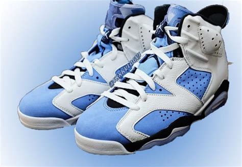 Air Jordan 6 "UNC" on Feet Look