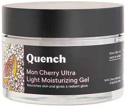 Quench botanics Mon Cherry Ultra Light Moisturizing Gel ingredients ...