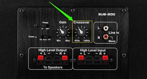 Subwoofer Crossover Settings (Guide)