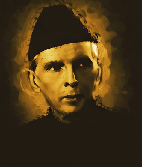 Muhammad Ali Jinnah Painting by Gull G | Saatchi Art