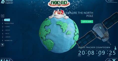 NORAD Santa Tracker Now Online, Now Offers 3D and Touch Support