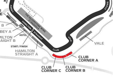 Silverstone Club Corner Grandstands: Seating Plan & View info