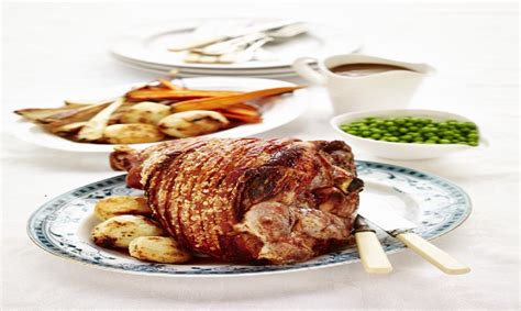 Traditional Roast Pork Leg With Crackling Recipe - Seven Point Pork