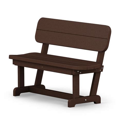 POLYWOOD® Park Recycled Plastic 48 in. Park Bench - Walmart.com