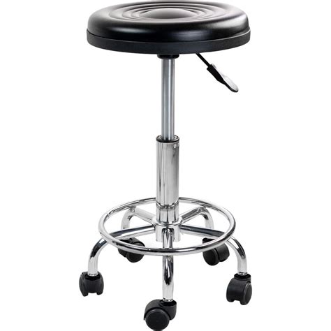 Mount-It! Height Adjustable Stool with Wheels MI-930 B&H Photo