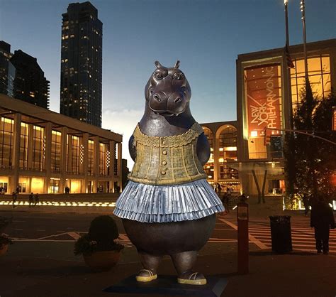 Hippo Ballerina by Bjorn Skaarup - Dante Park NYC | Press Release | Cavalier Galleries