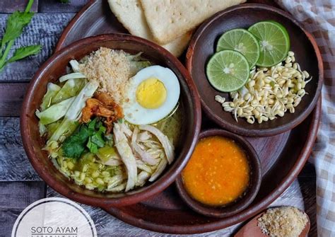 Resep Soto ayam Lamongan oleh Susi Agung | Resep | Penataan makanan ...