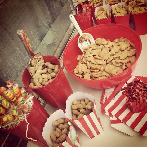 McKayla's First Bithday! Carnival theme snack table | Theme snack, Snack table, Snacks