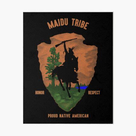 "Maidu T-ShirtMaidu Tribe Native American Indian Pride Vintage Retro Arrow" Art Board Print by ...