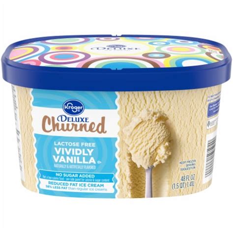 Kroger® Deluxe Churned Lactose Free No Sugar Added Reduced Fat Vividly ...