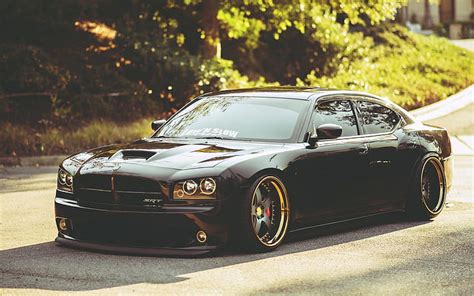 Online crop | HD wallpaper: black cars, vehicle, Dodge Charger ...