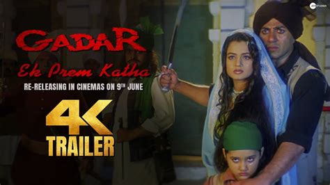 Gadar : Ek Prem Katha 4K Trailer | Returning to Cinemas 9th June - YouTube