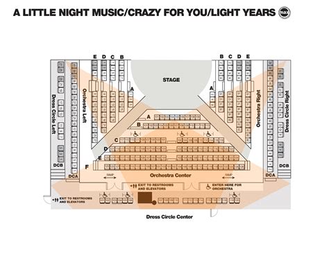 Arlington Theatre Seating Chart | Printable Templates Free